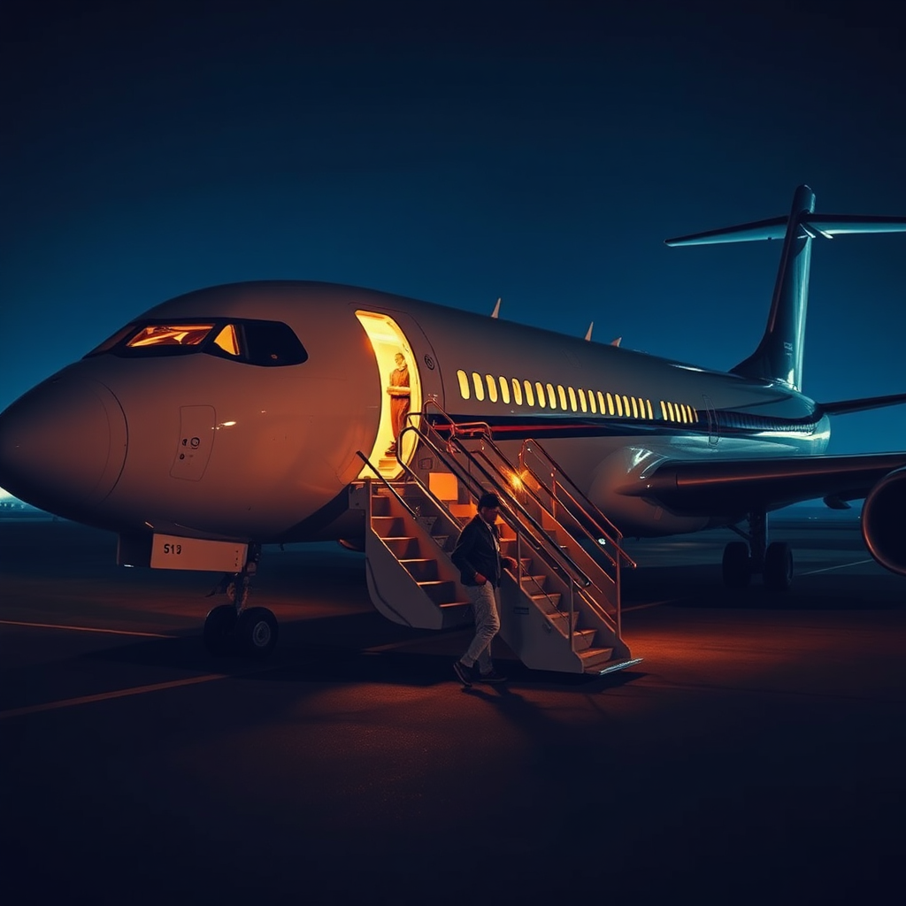 Night Departure Boarding