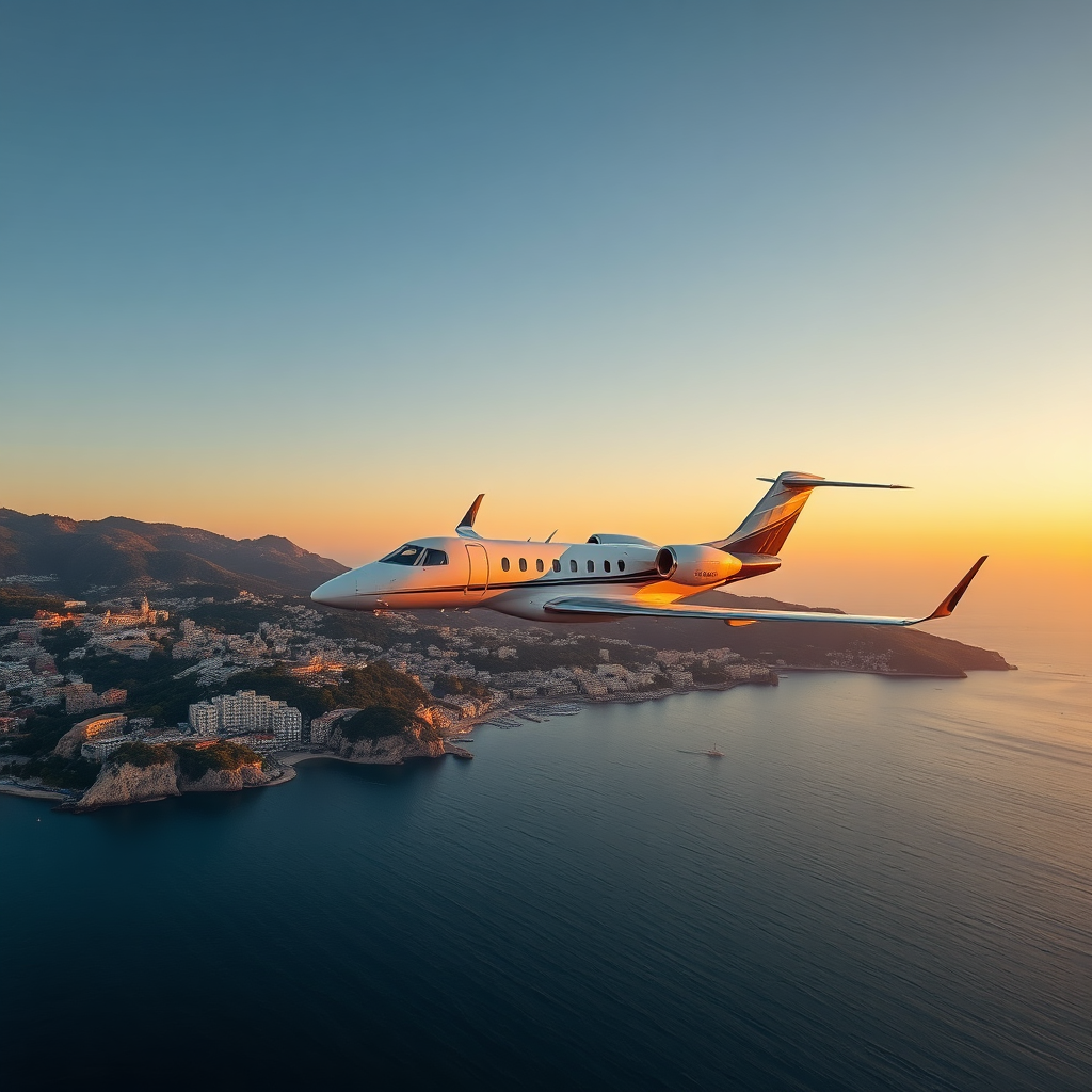 Private Jet at Nice Airport