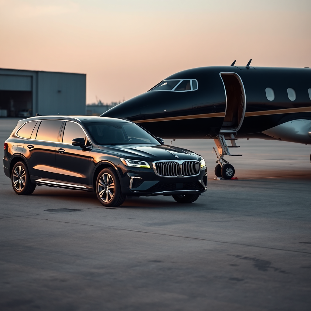 Chauffeur arrival at terminal