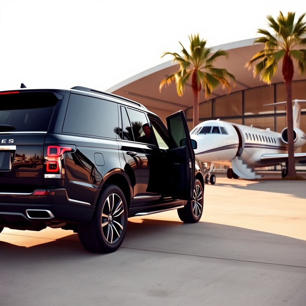 Arrival at private terminal
