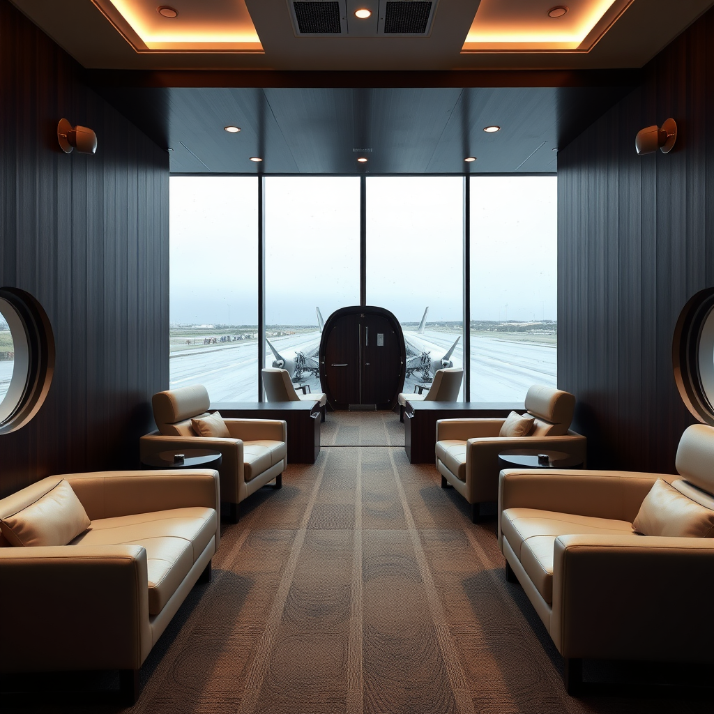 Private terminal lounge