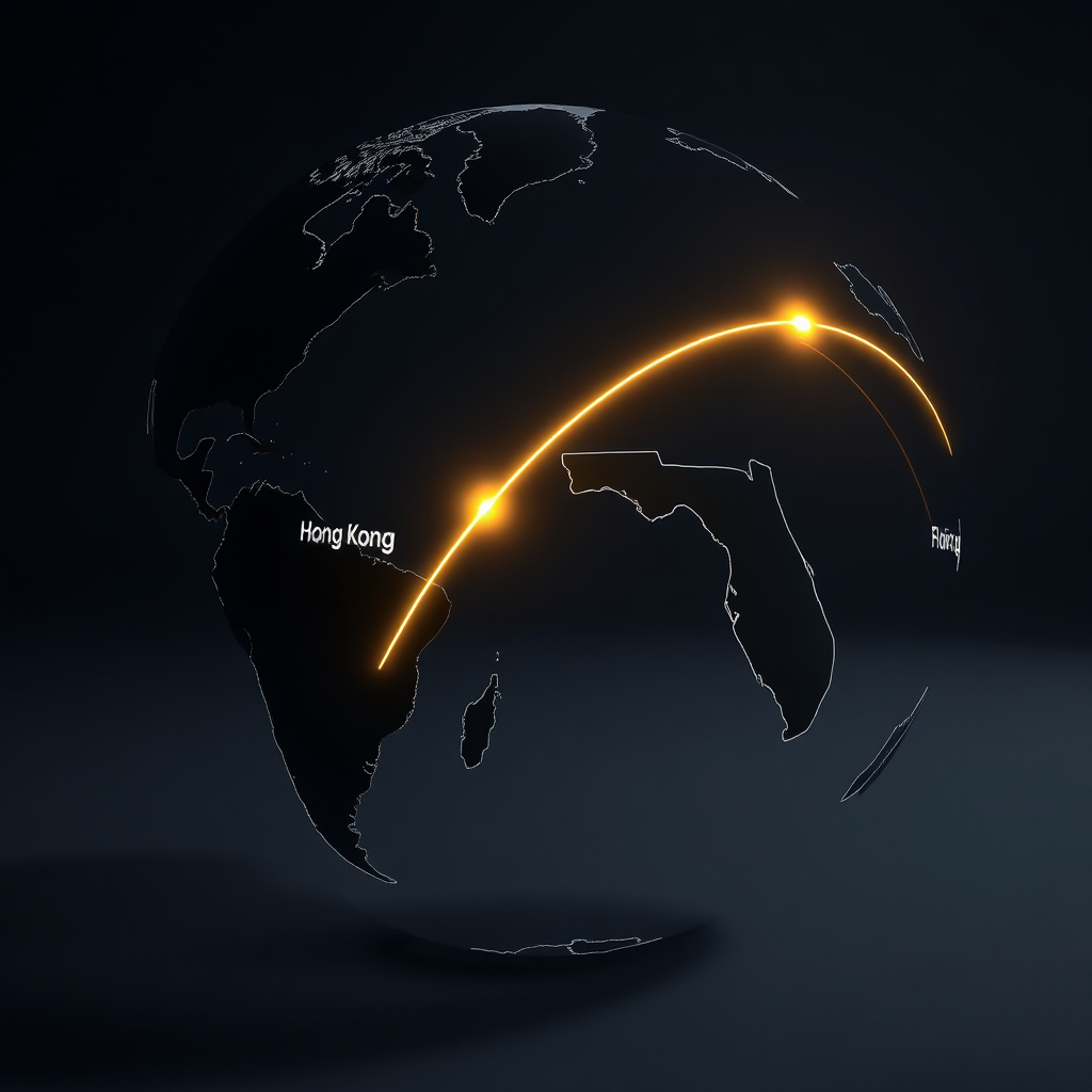 Global Flight Path Visualization