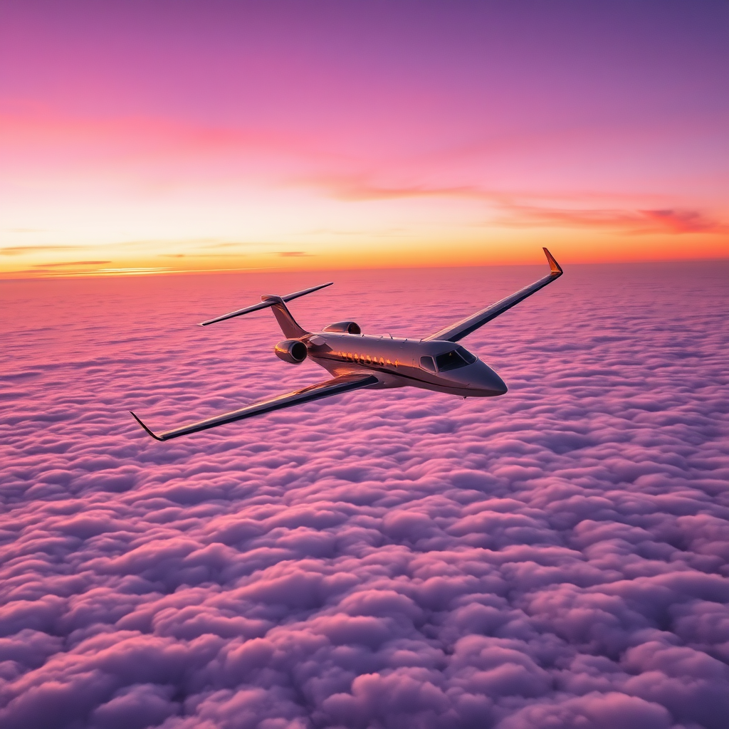 Jet over continental US
