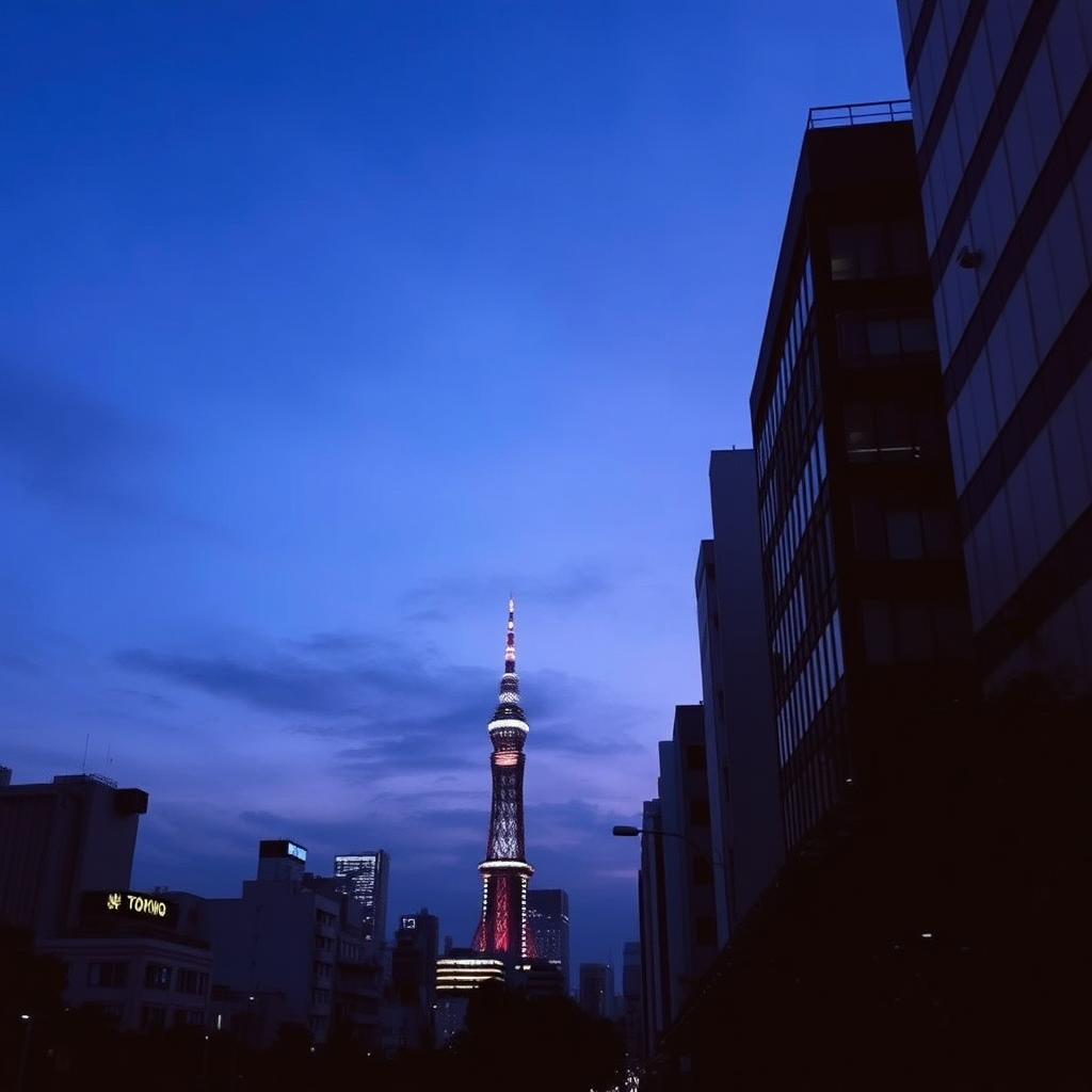 Tokyo at dusk