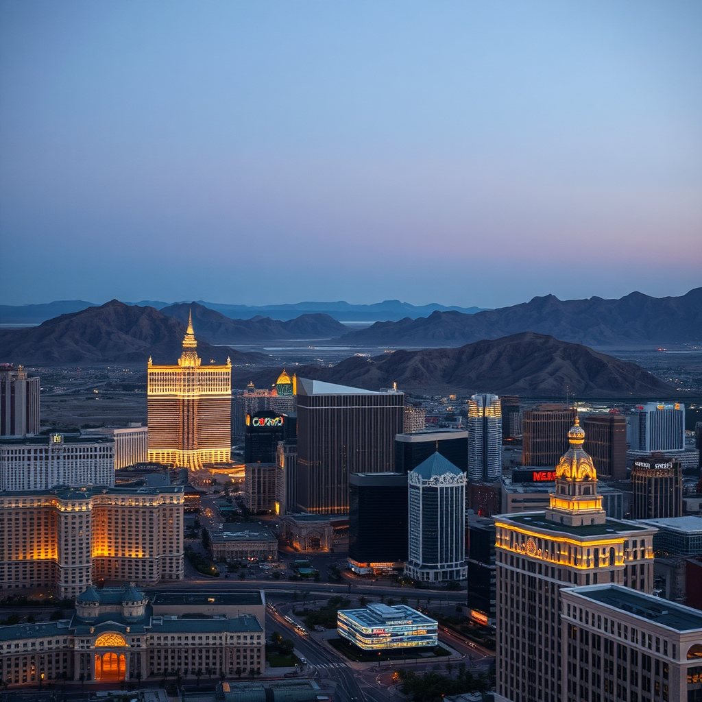 Las Vegas Skyline at Dusk