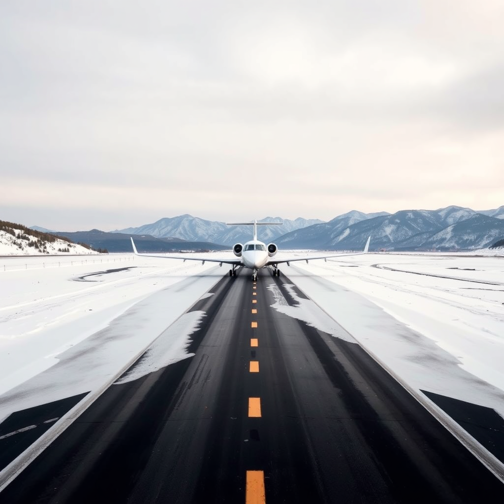 Aspen Runway Winter View