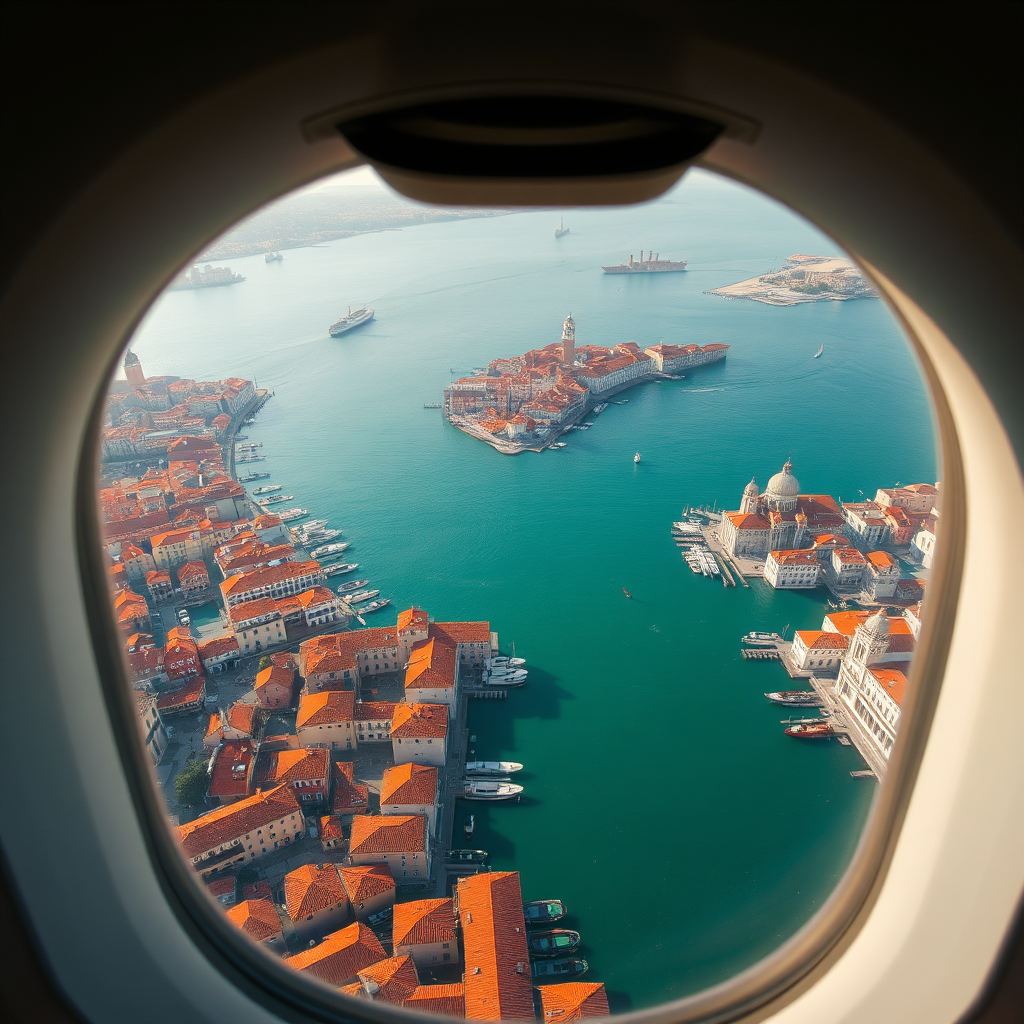 Aerial view of Venice