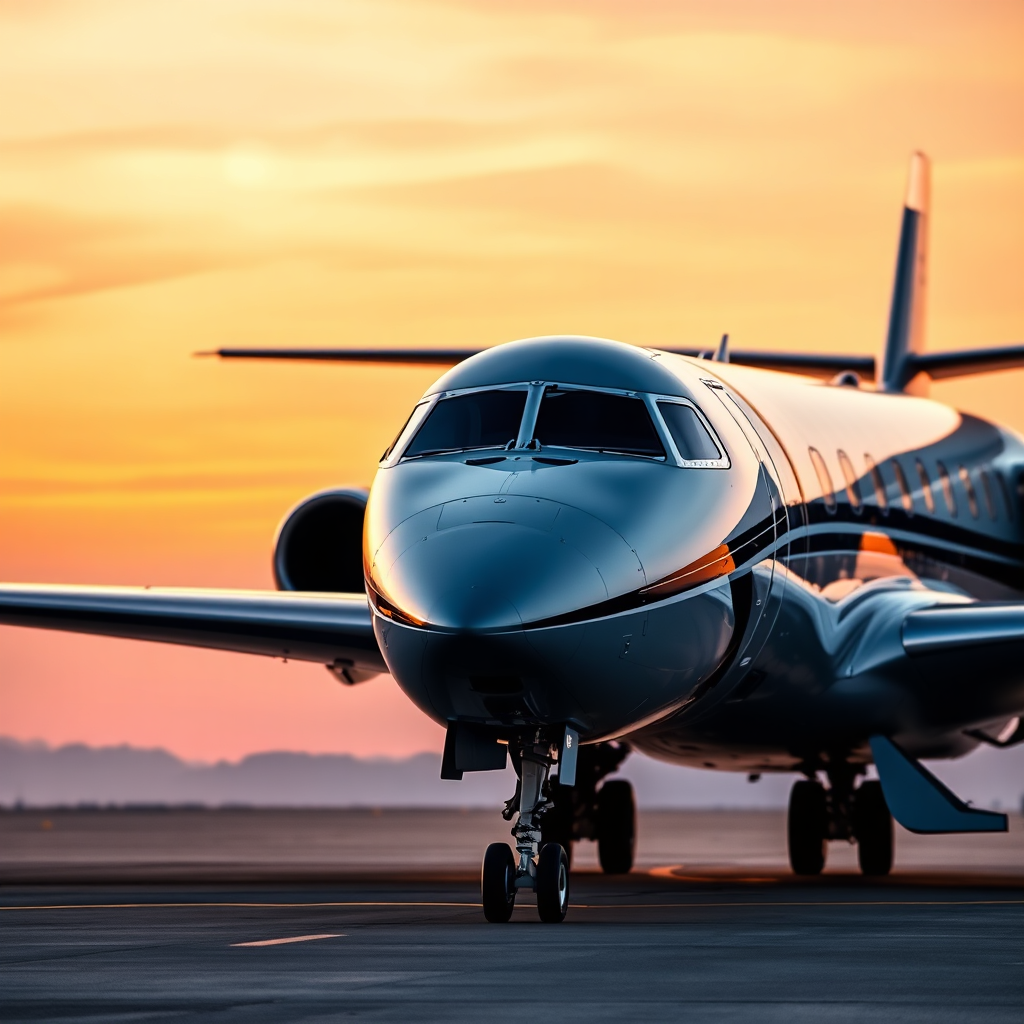 Heavy Private Jet