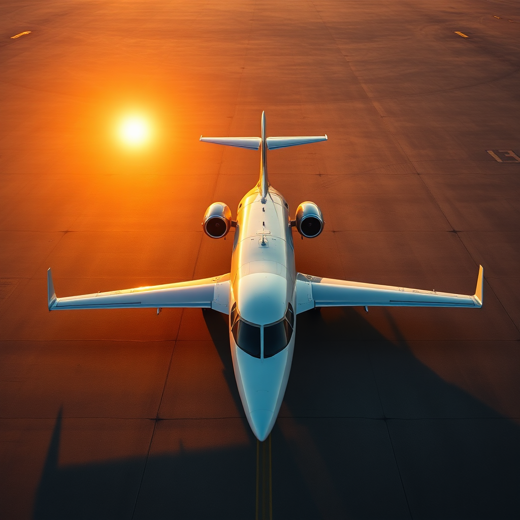 Aircraft on tarmac