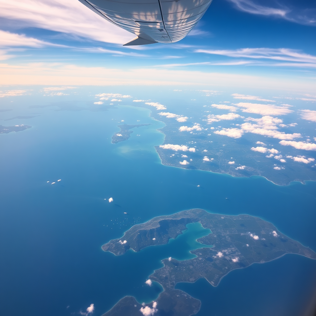 Aerial view Great Lakes