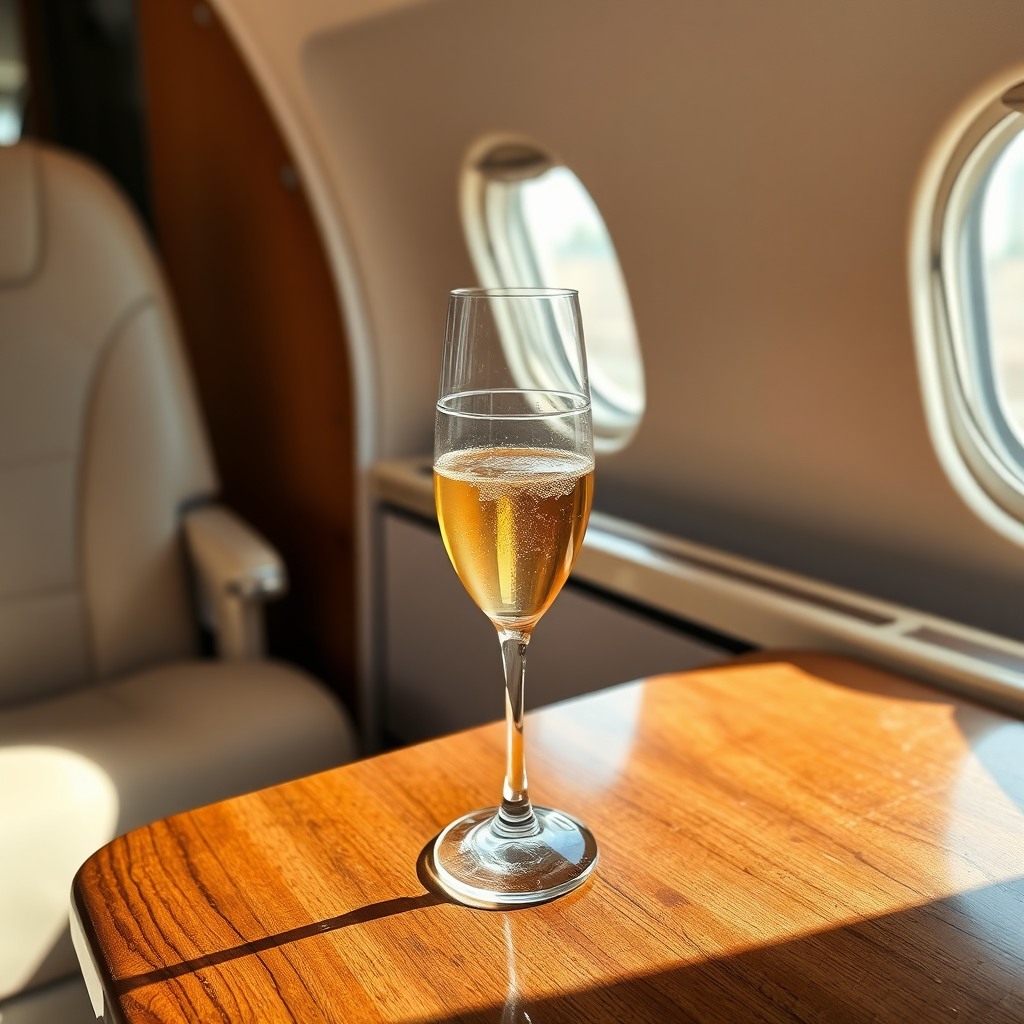 Premium inflight service