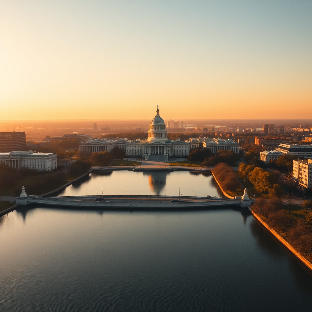 Washington D.C. Aerial View