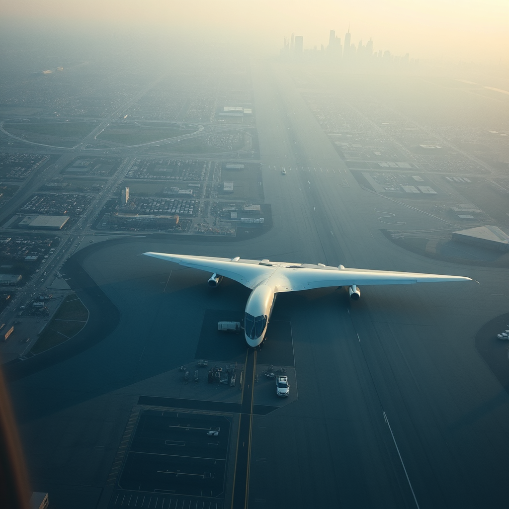 Aerial view of Teterboro Airport