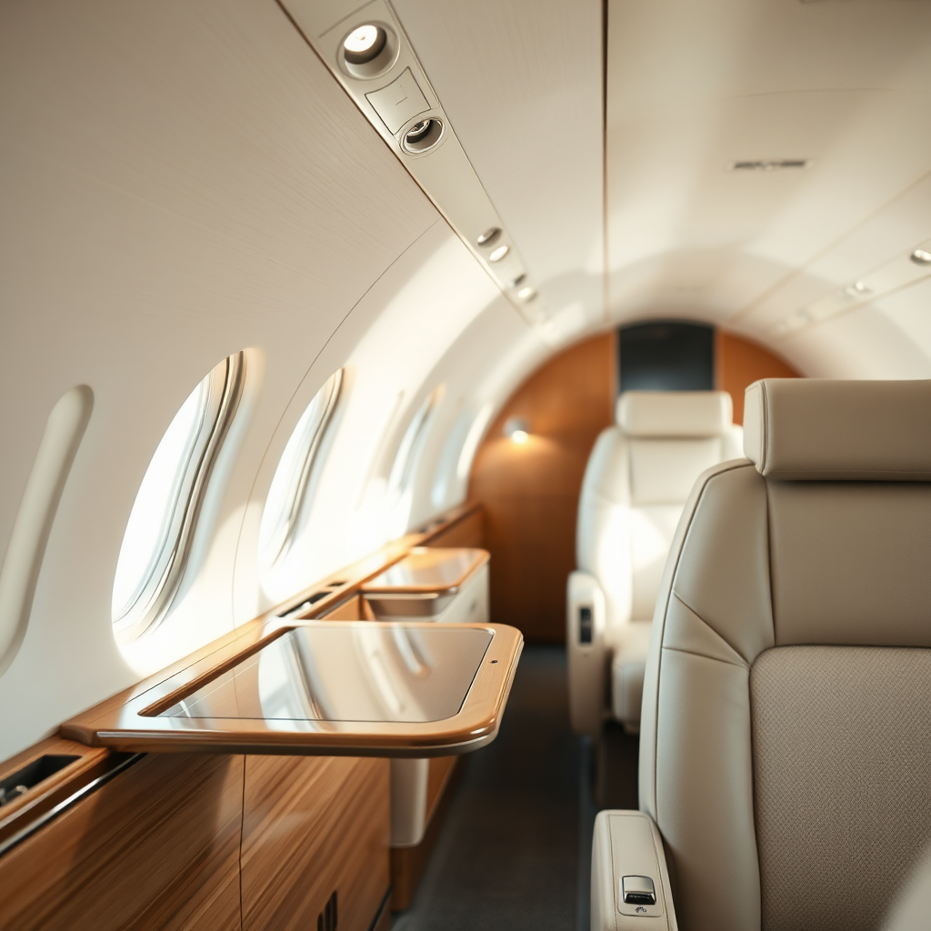 Luxury cabin interior details