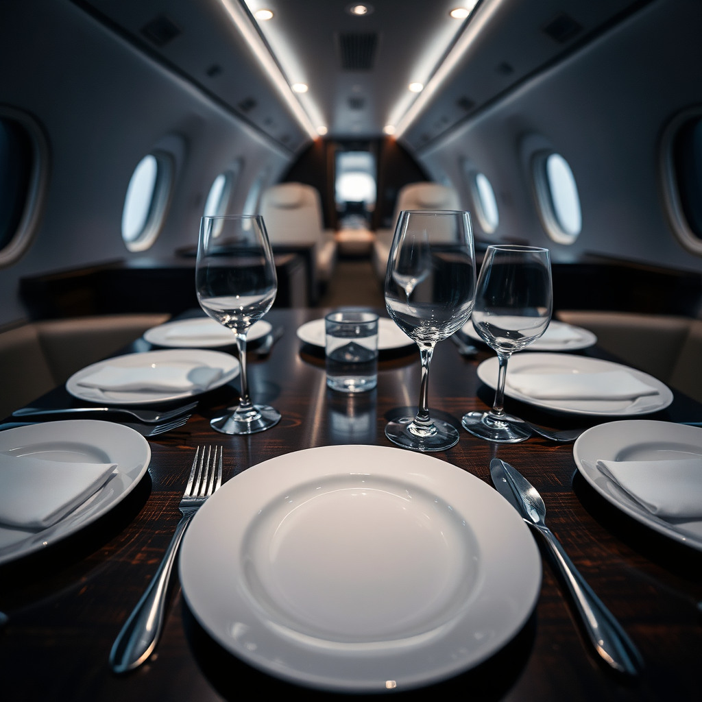 In-flight dining