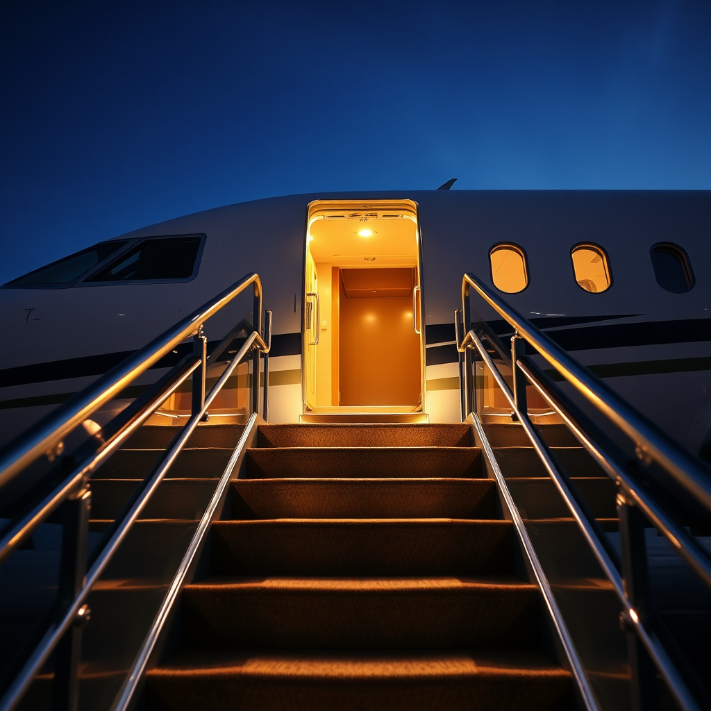 Boarding aircraft