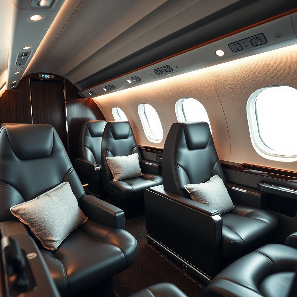 Luxury aircraft interior