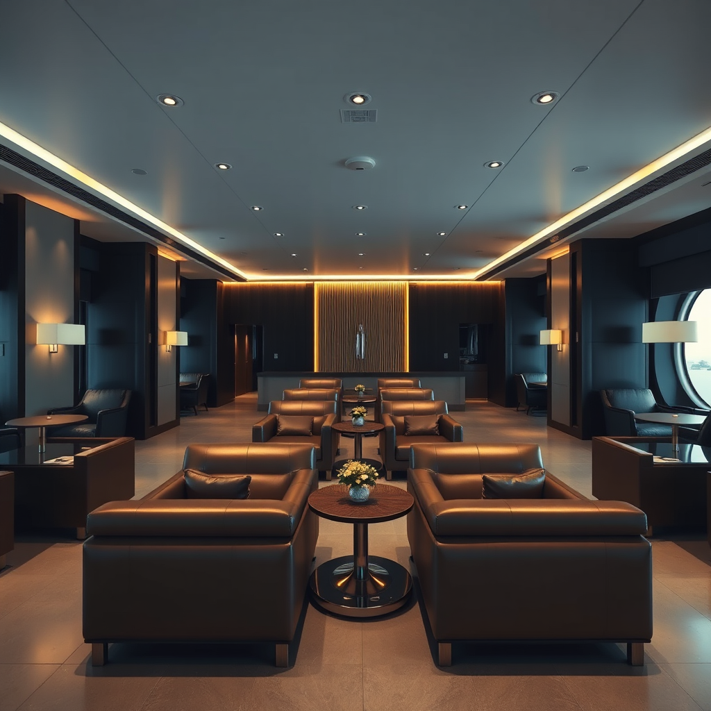 VIP FBO terminal lounge
