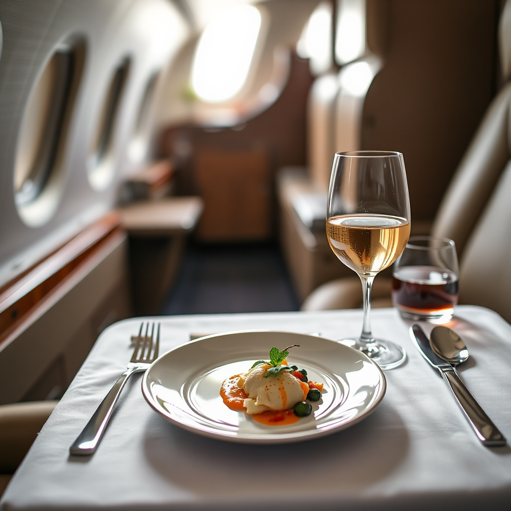 Premium inflight dining experience
