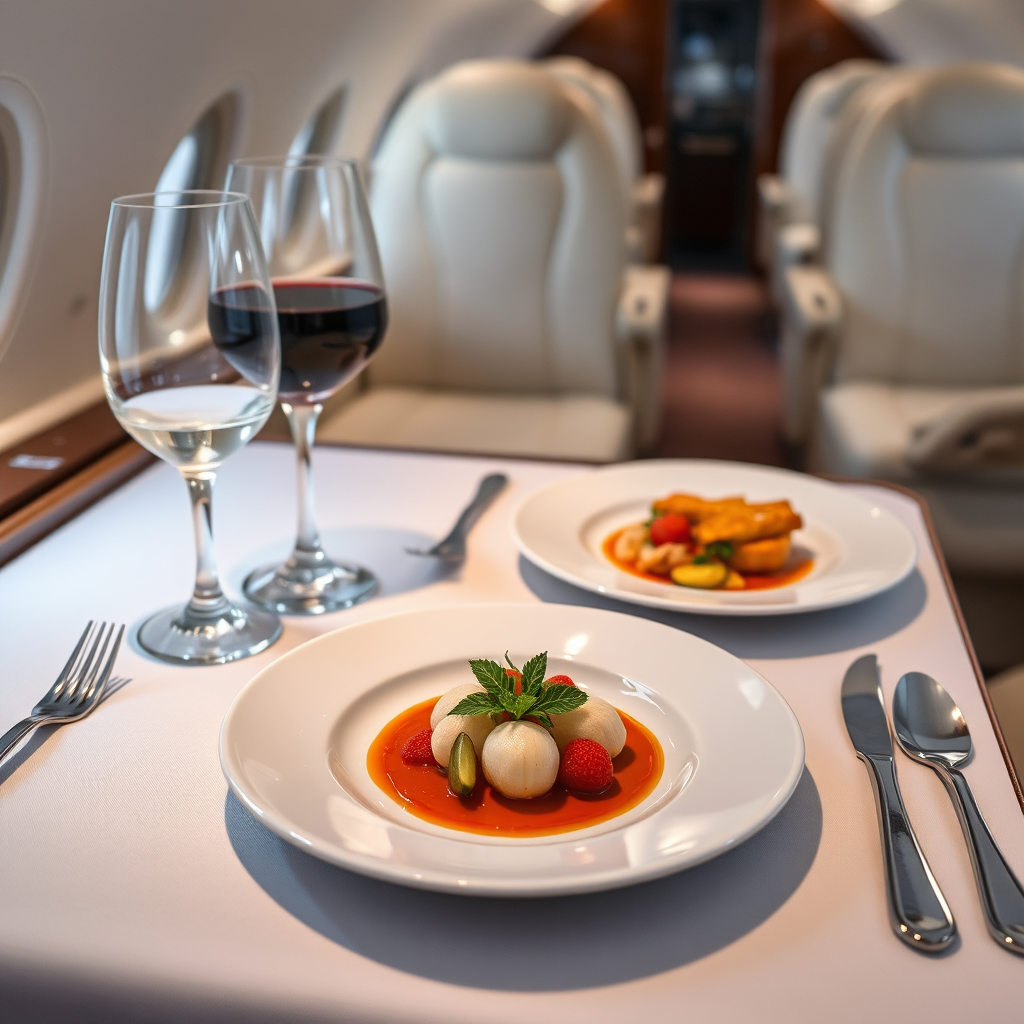 Inflight fine dining
