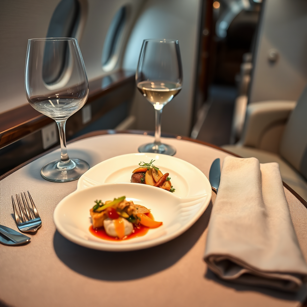 Premium onboard dining