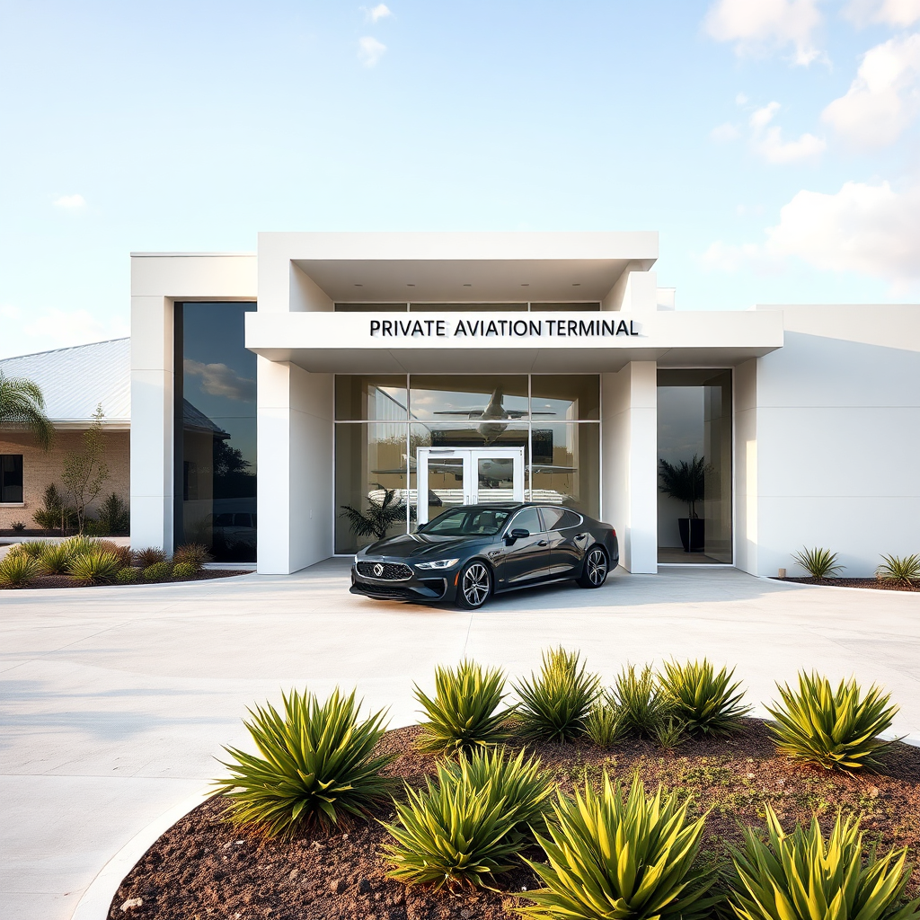 Private terminal exterior