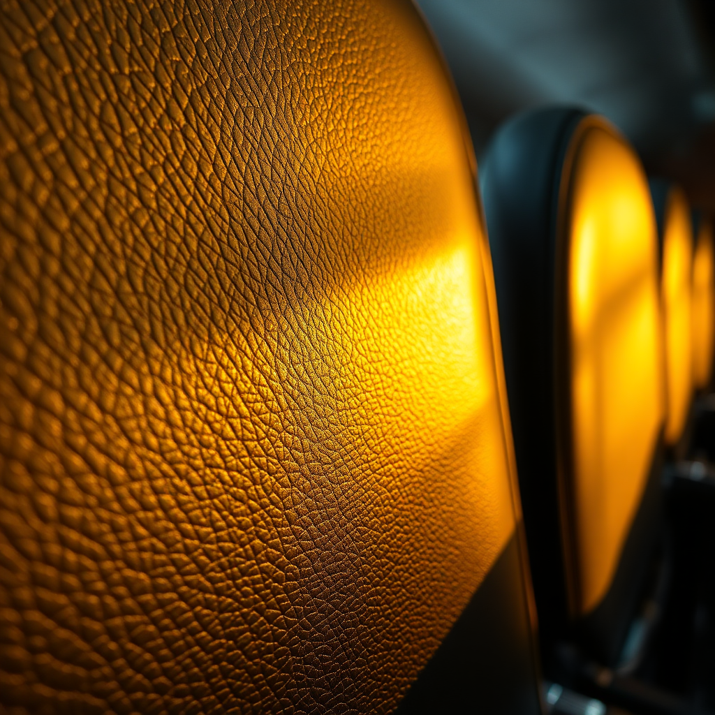 Leather cabin detail