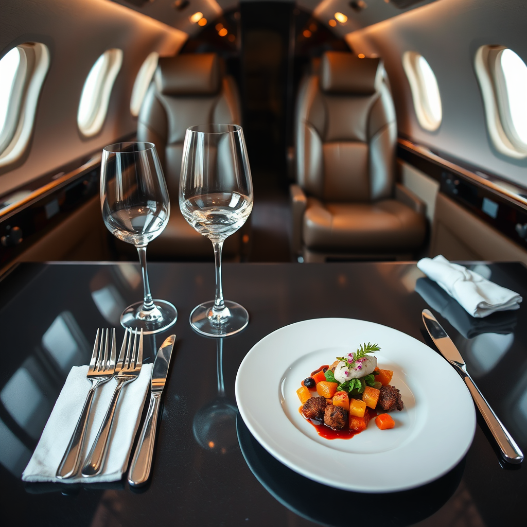 Luxury dining setup