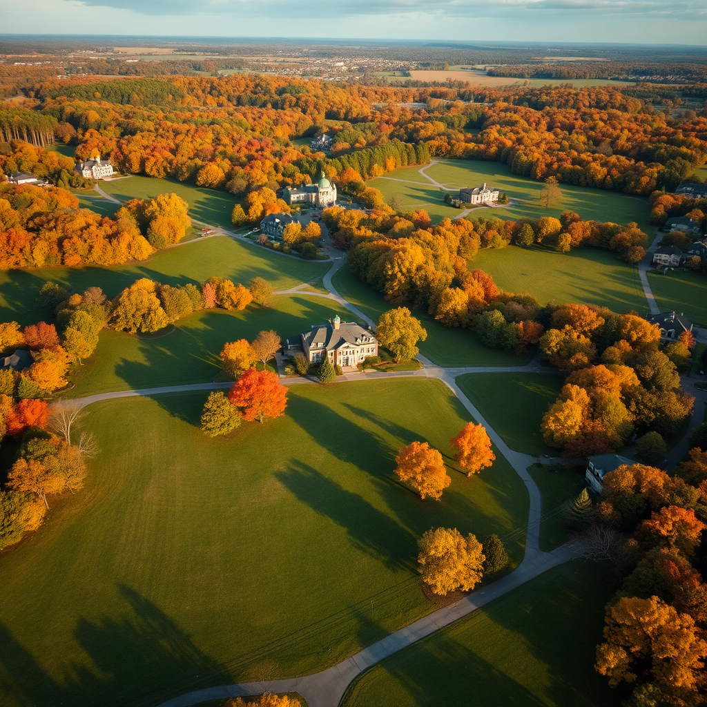 Aerial view of Westchester County