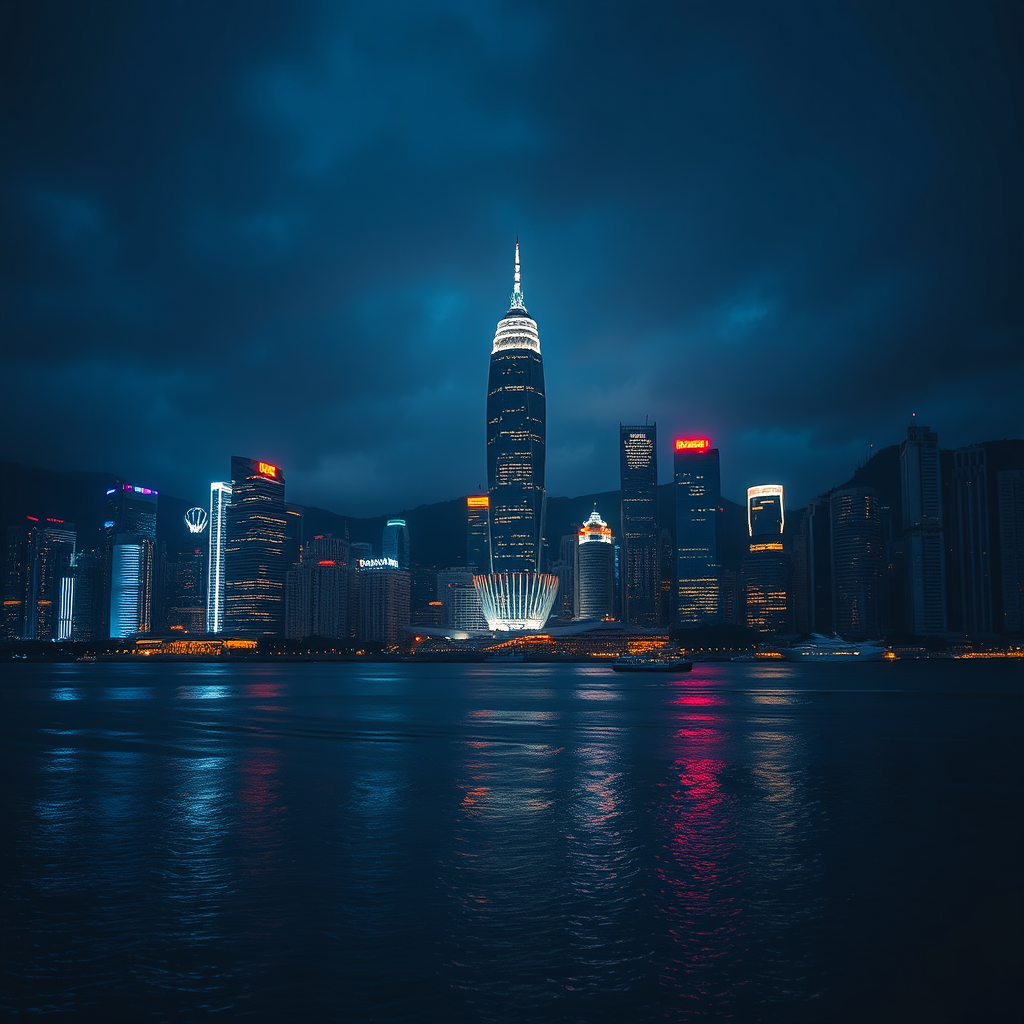Hong Kong Skyline at twilight