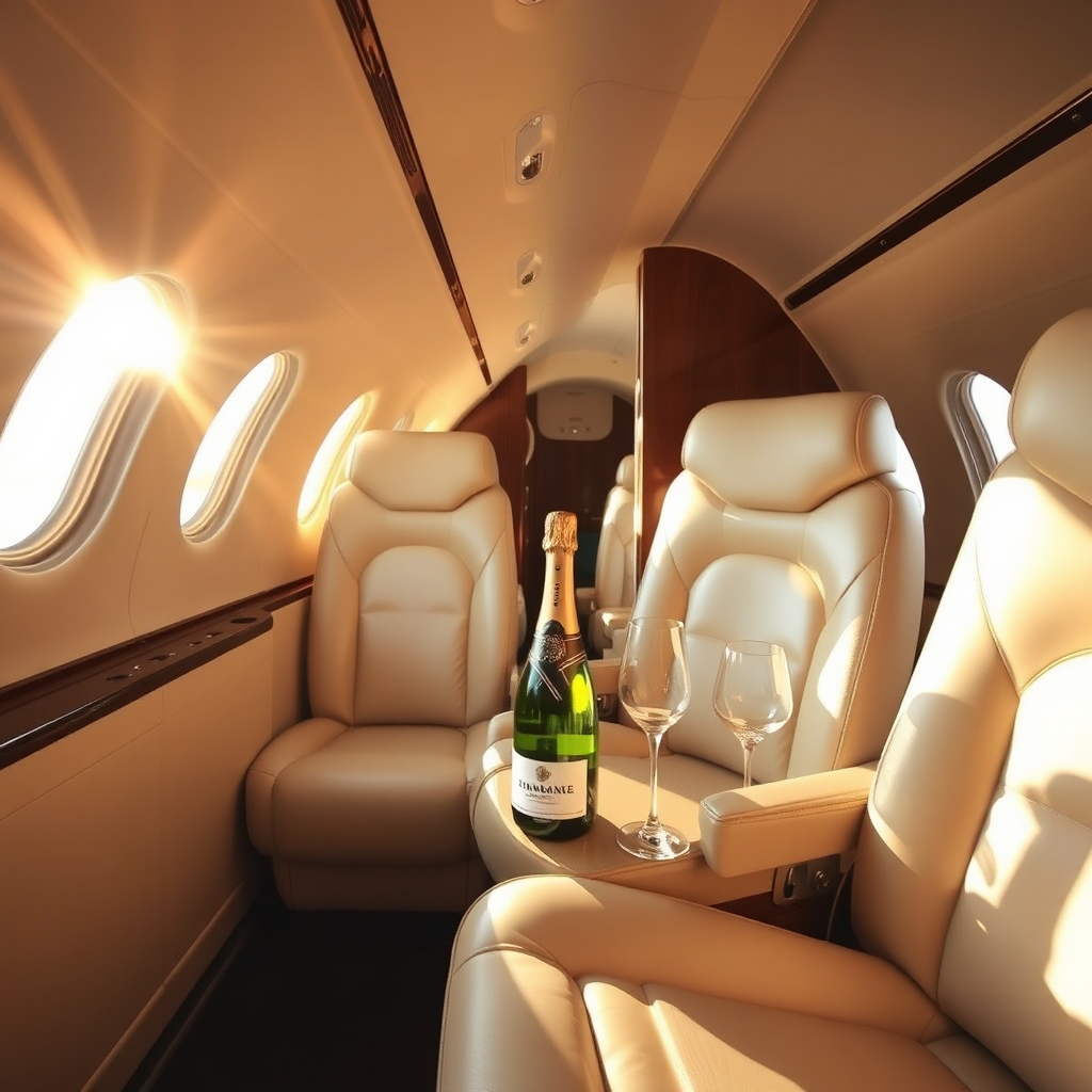 Private Jet Cabin