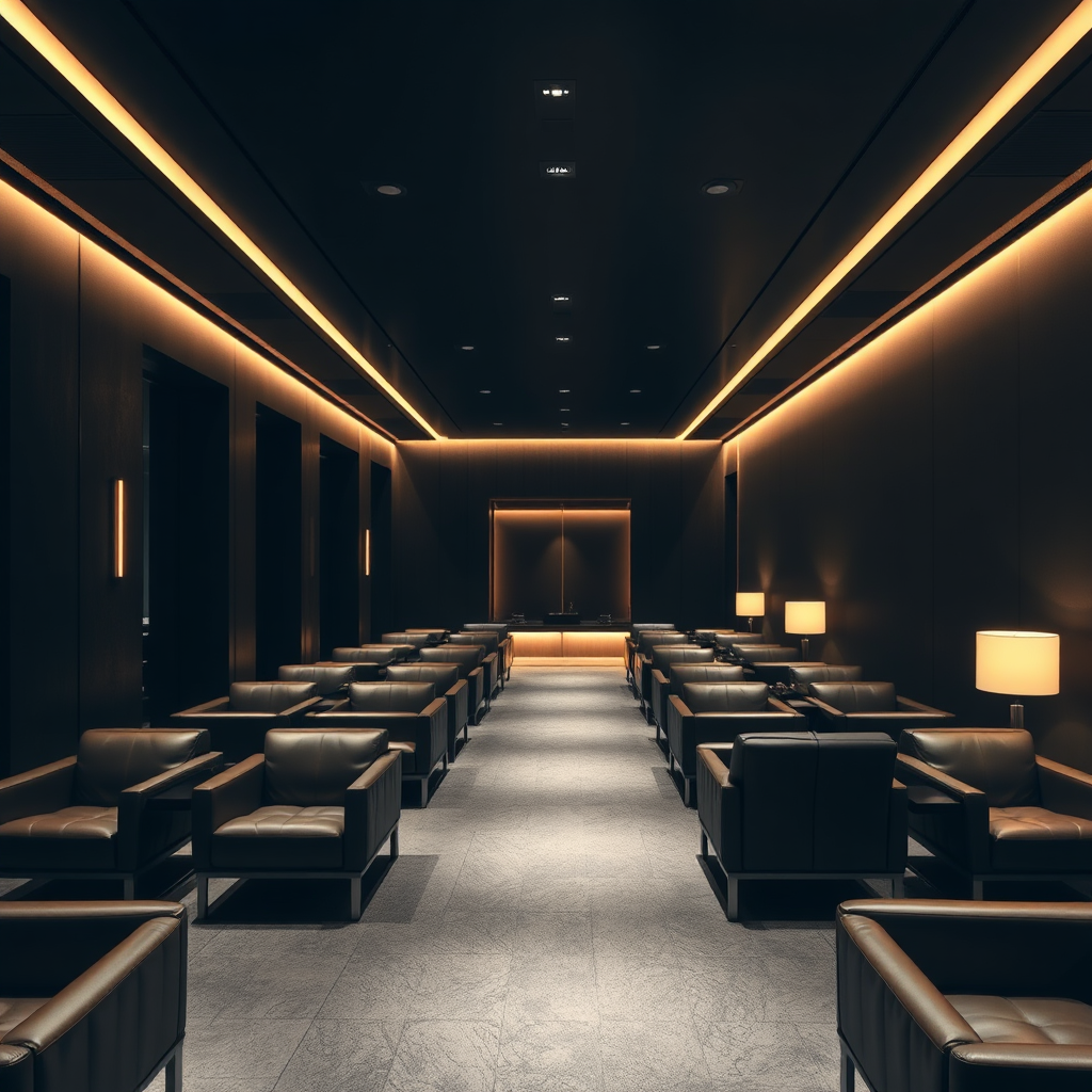 Exclusive private aviation lounge