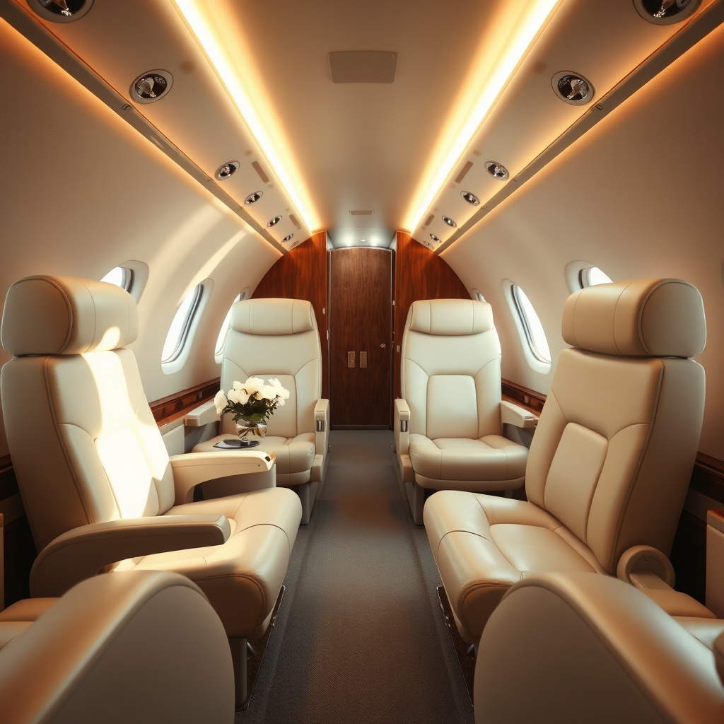 Private Jet Cabin