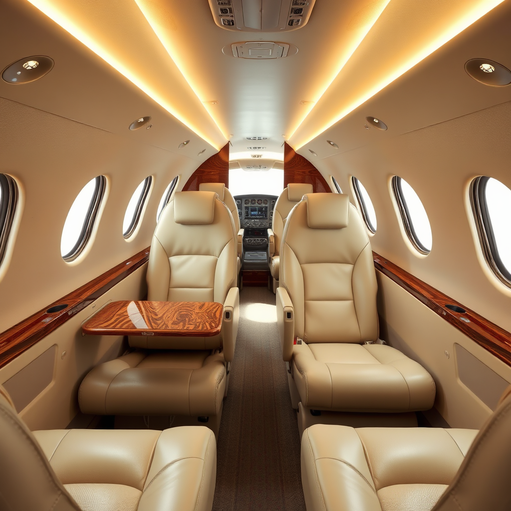 Light Jet Interior