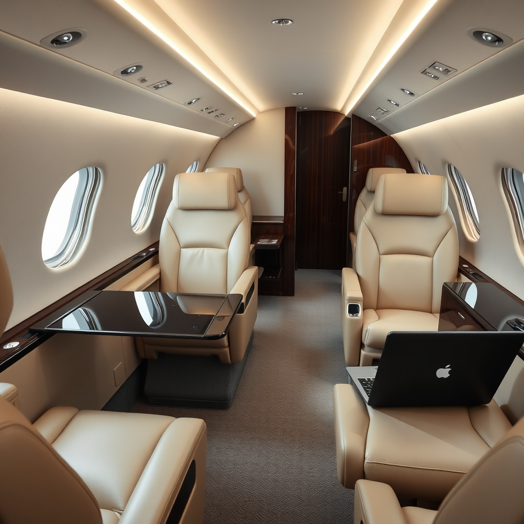 Light jet interior