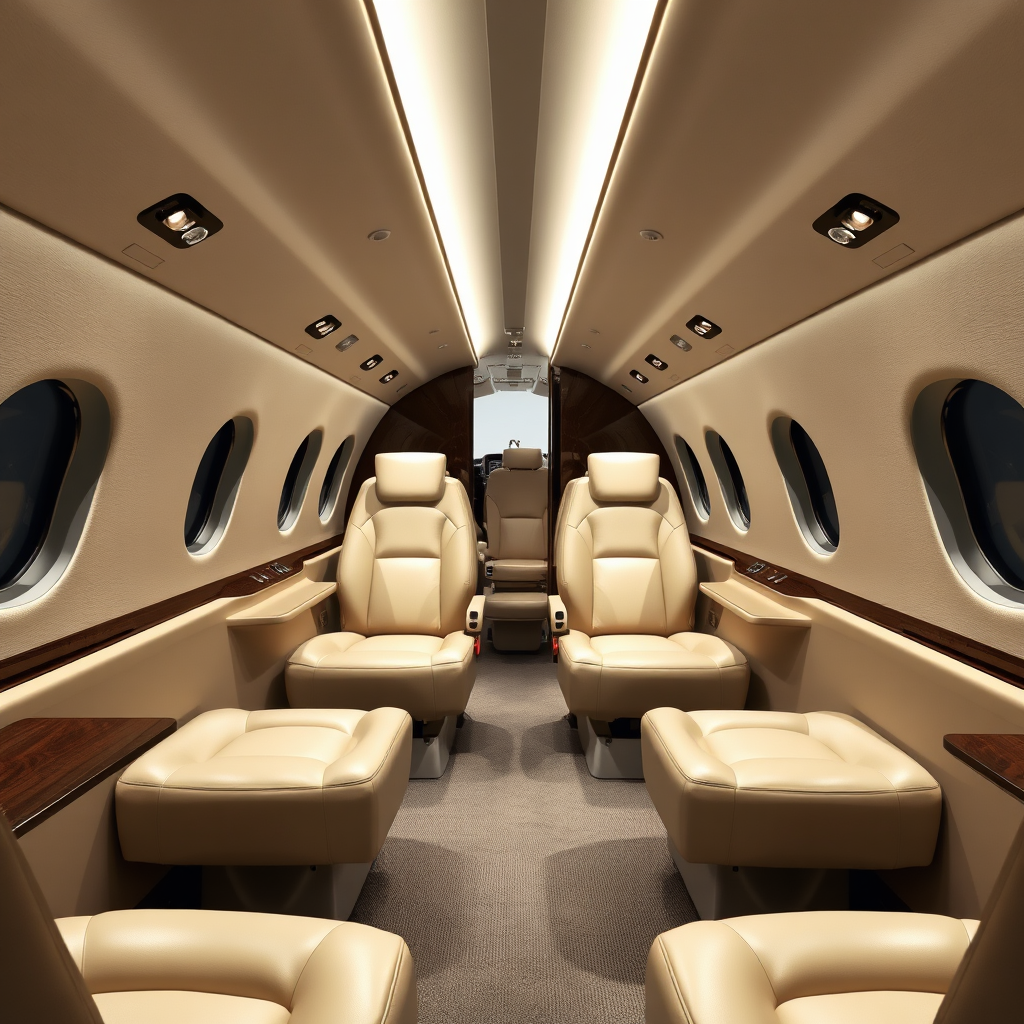 Midsize Jet Interior