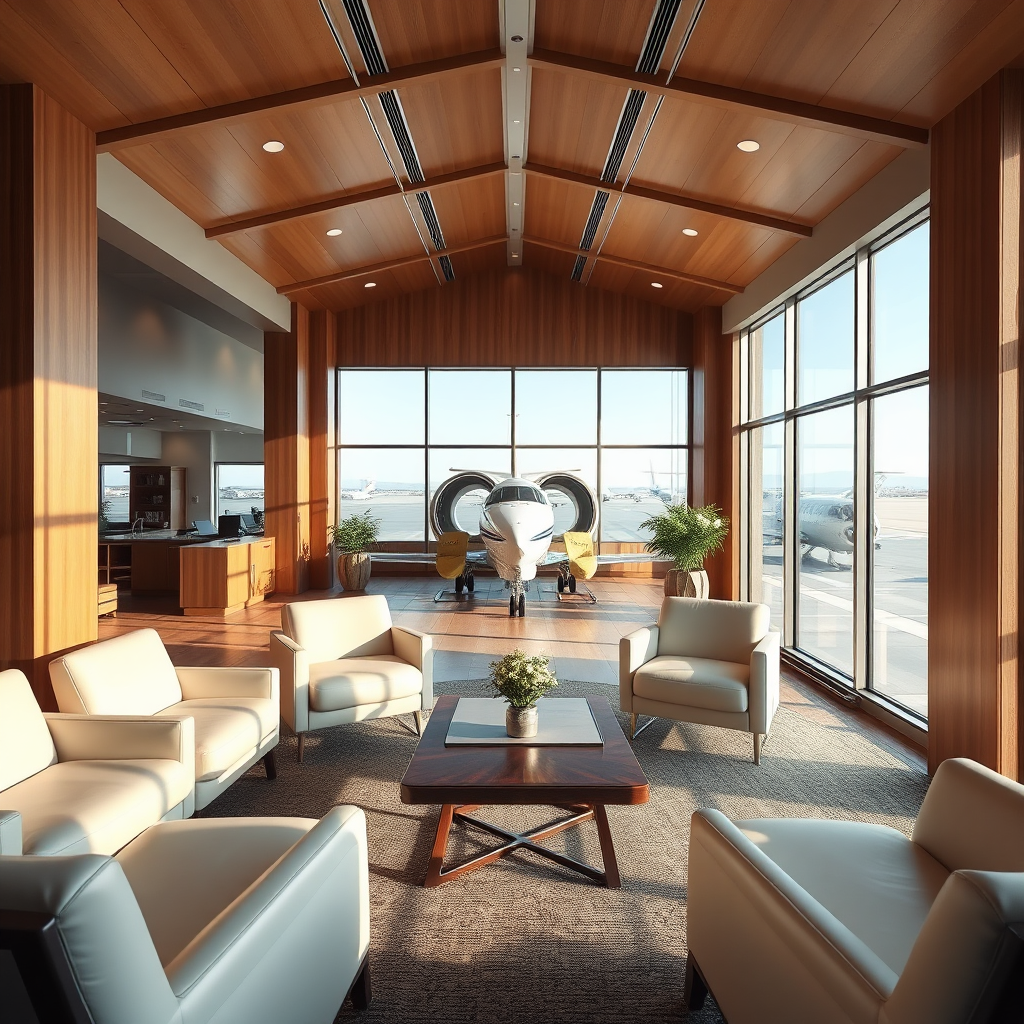 Exclusive private terminal lounge