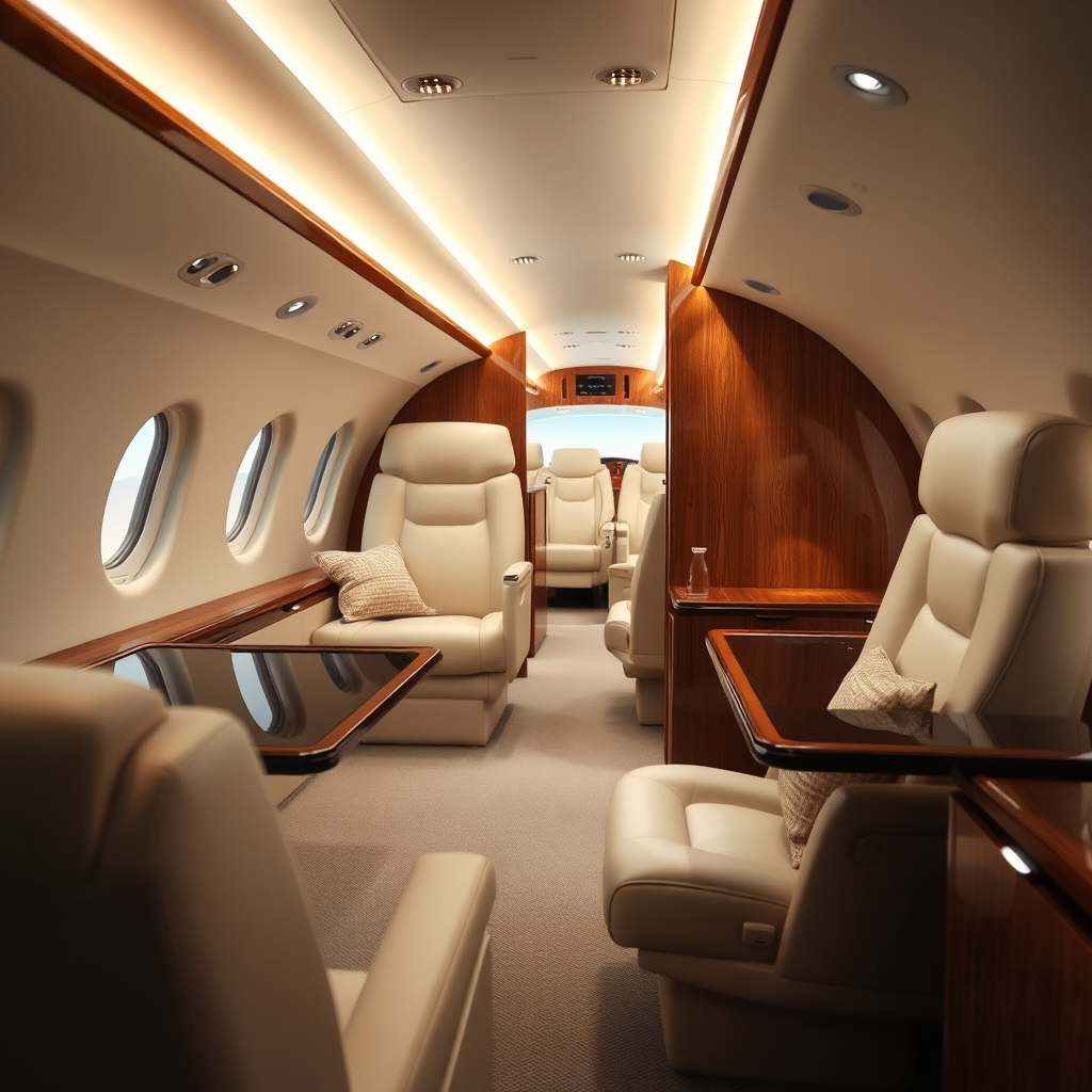 Private Jet Cabin
