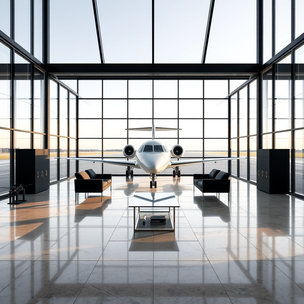 Minimalist European FBO interior