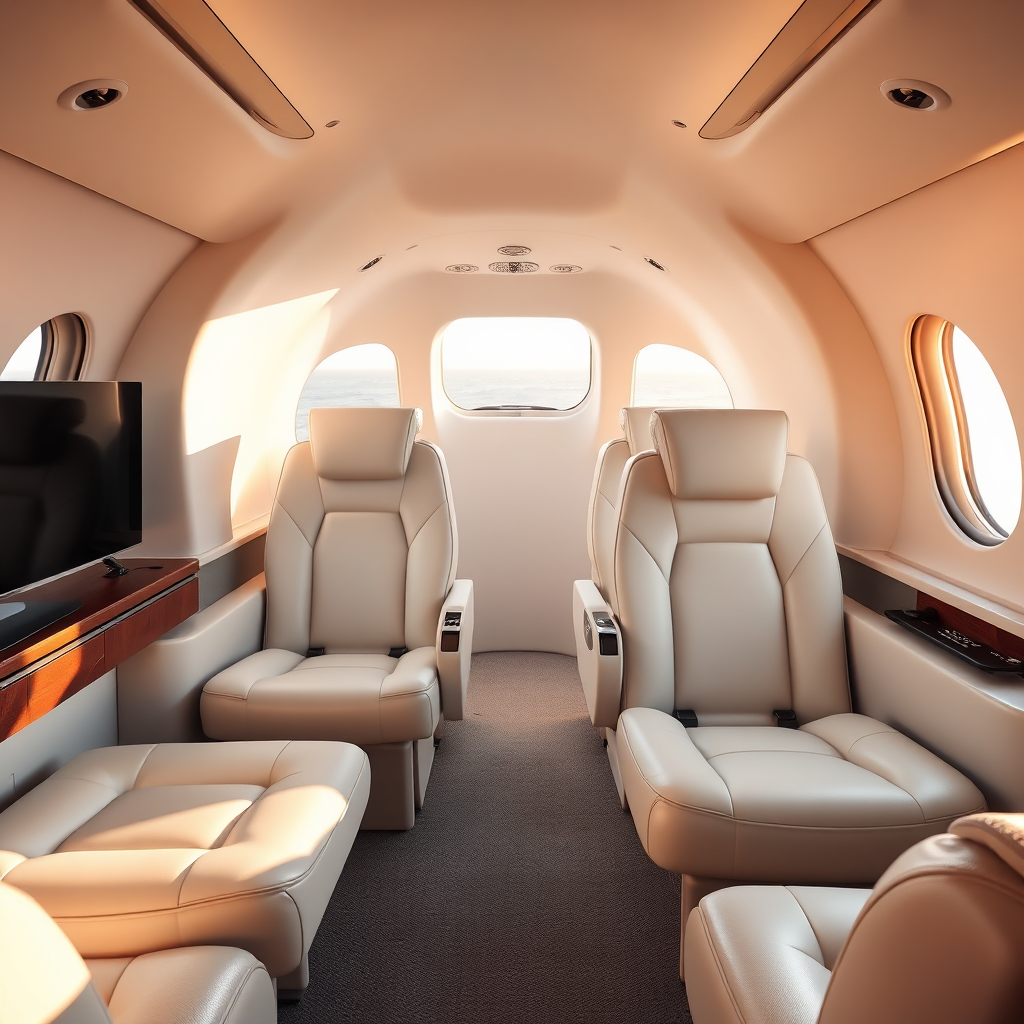 Light Jet Interior
