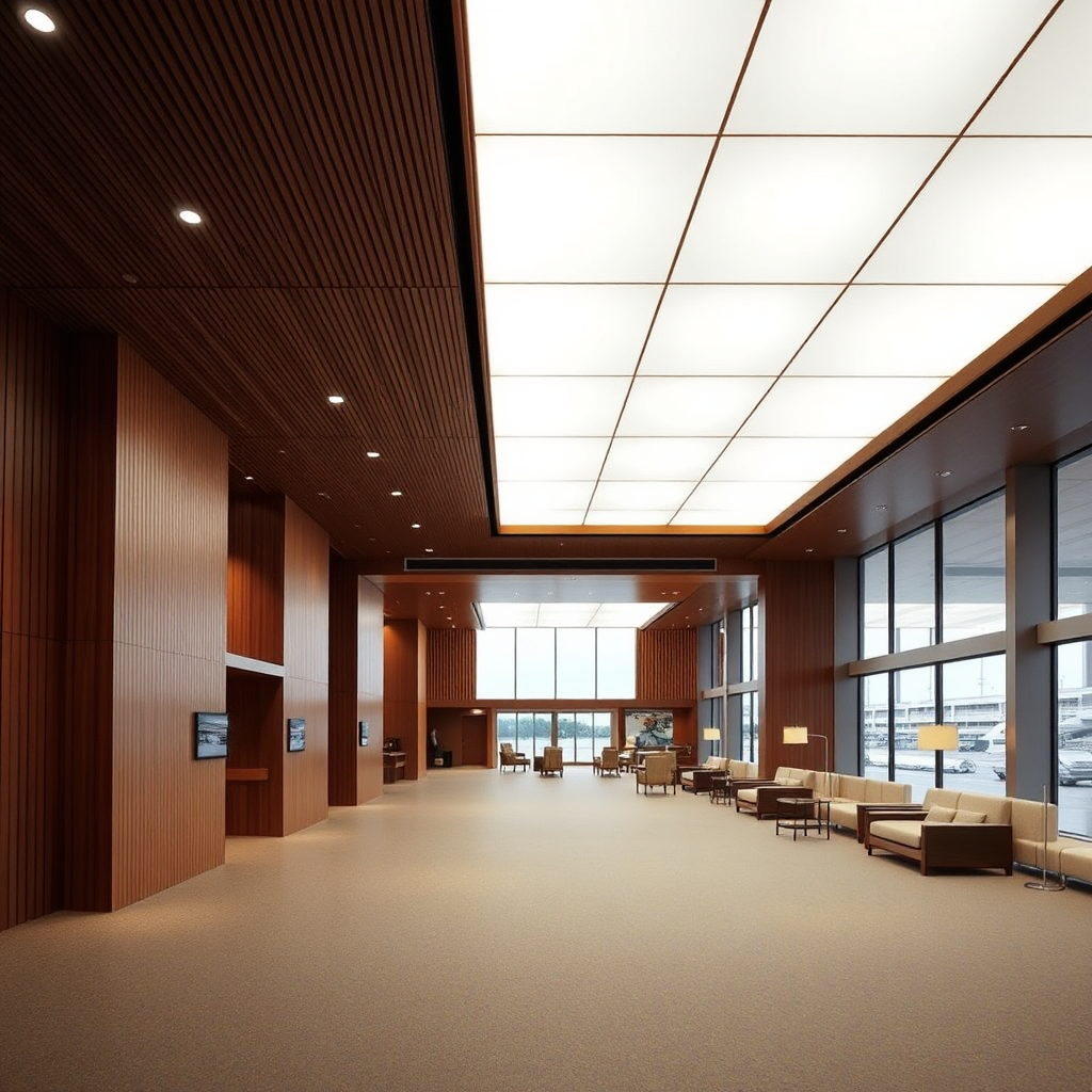 Minimalist private international terminal