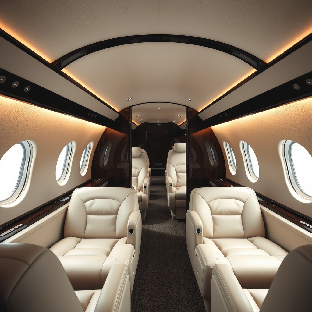 Wide-body luxury cabin