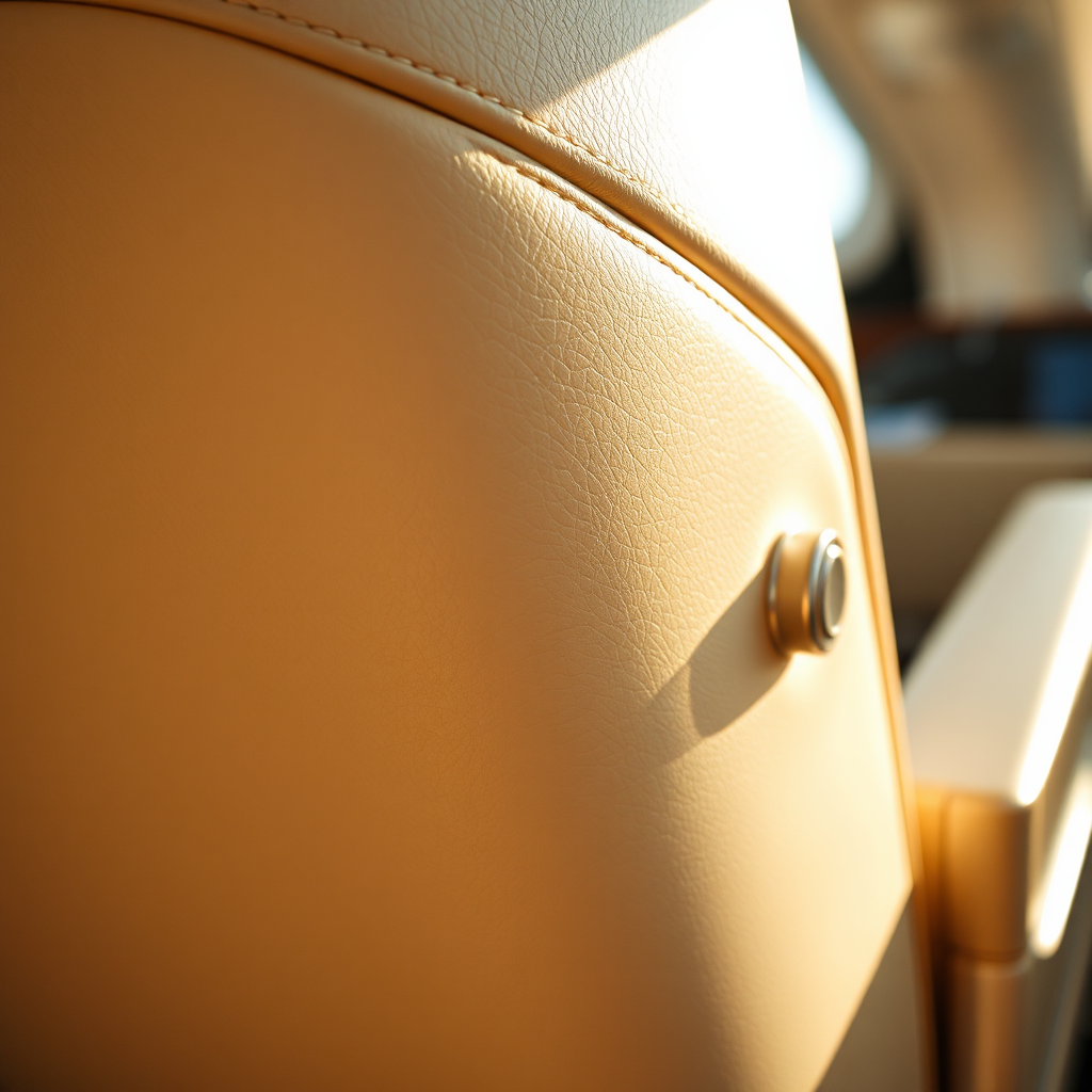 Luxury jet interior detail