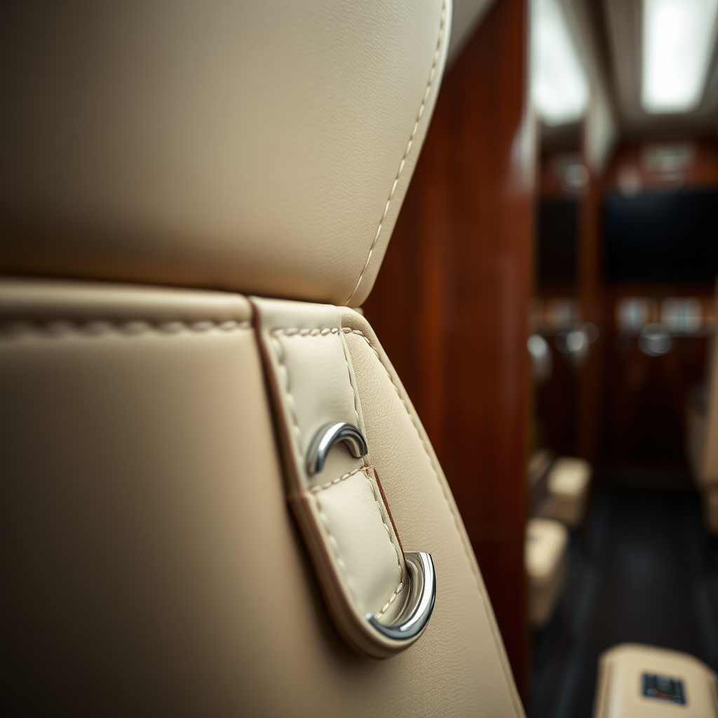 Luxury cabin materials detail