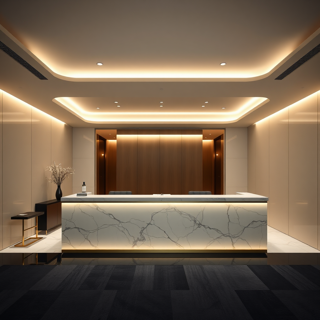 Concierge desk at Tokyo private terminal