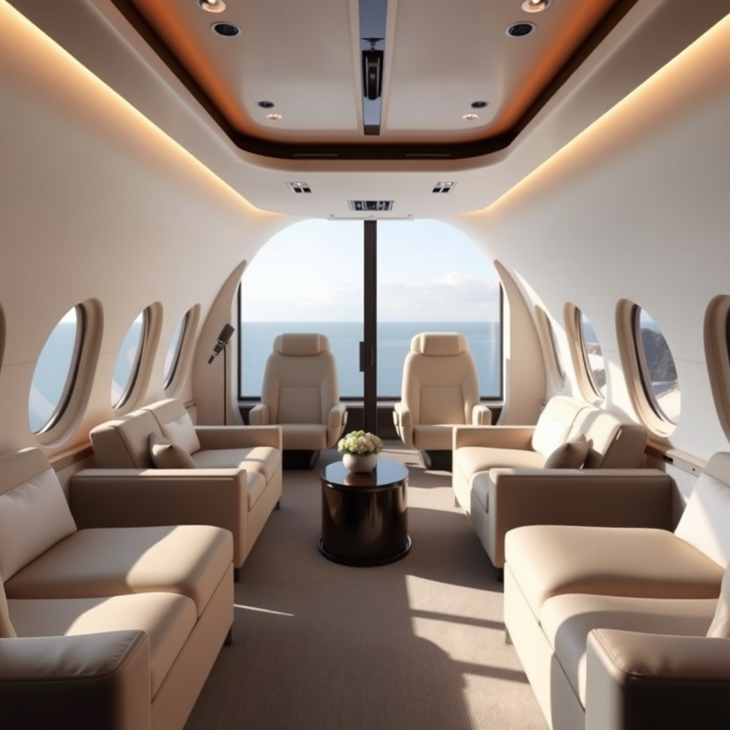Exclusive private aviation lounge