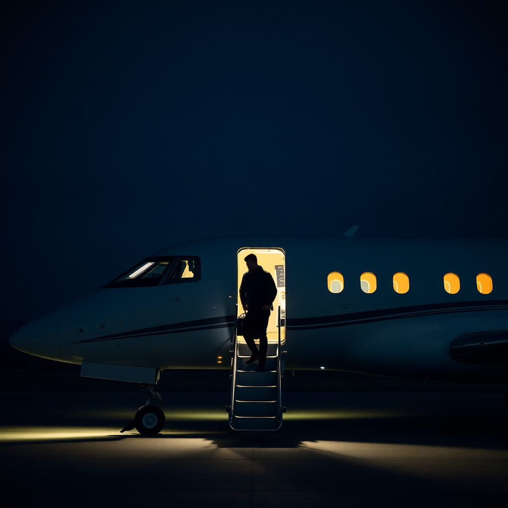 Boarding at night