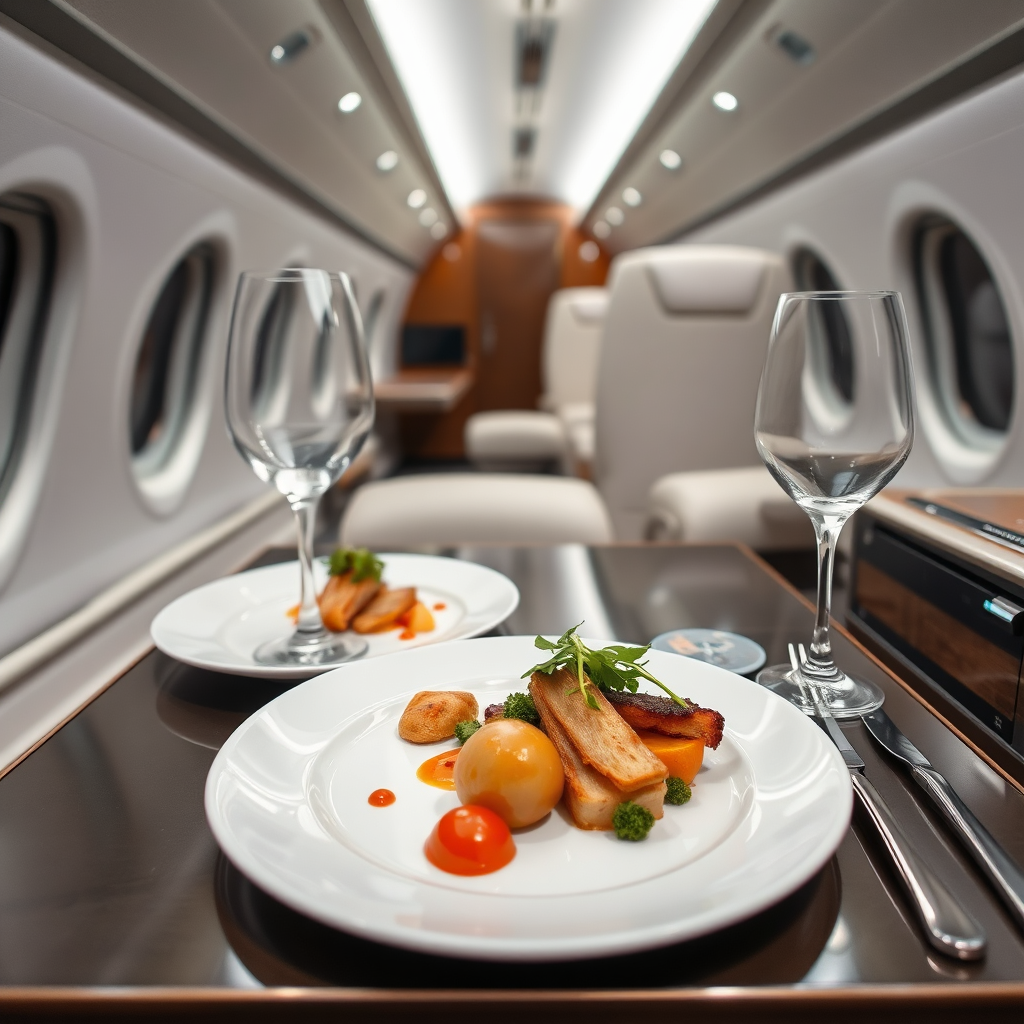 In-flight dining