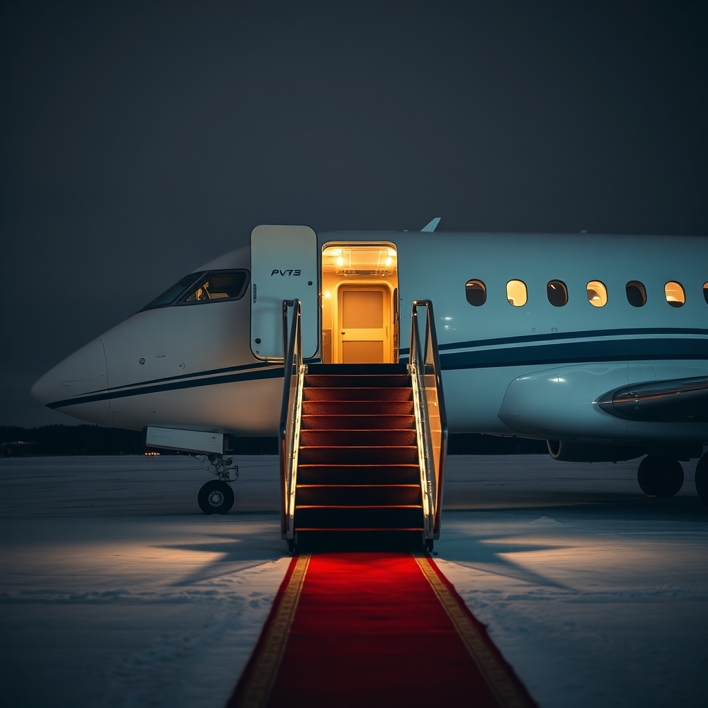 Illuminated boarding stairs