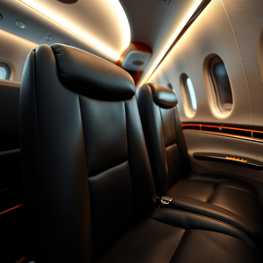 Luxurious cabin details